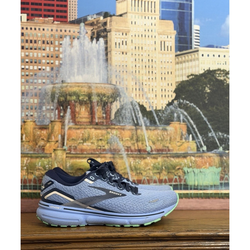 Brooks Ghost 15 1203801B472 Vista Blue Running Shoes Sneakers Women's Size 8.5 B